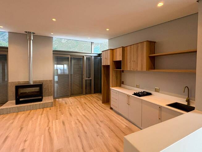 Open-plan kitchen